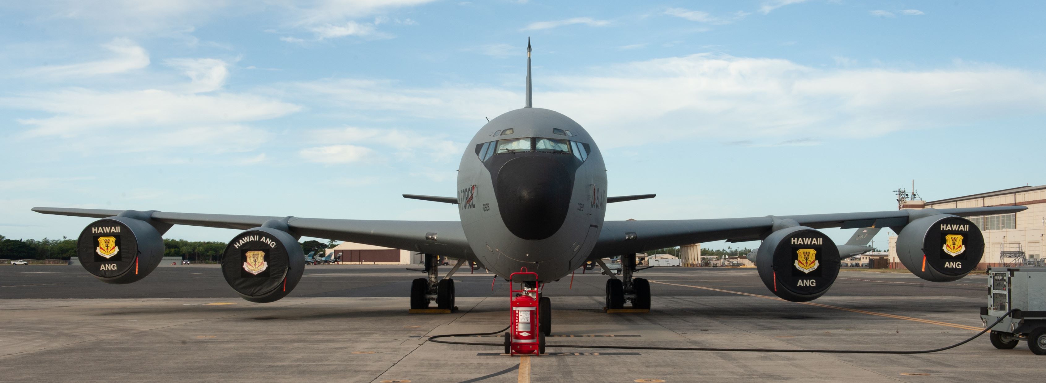 Front image of the KC-135R 60 0329