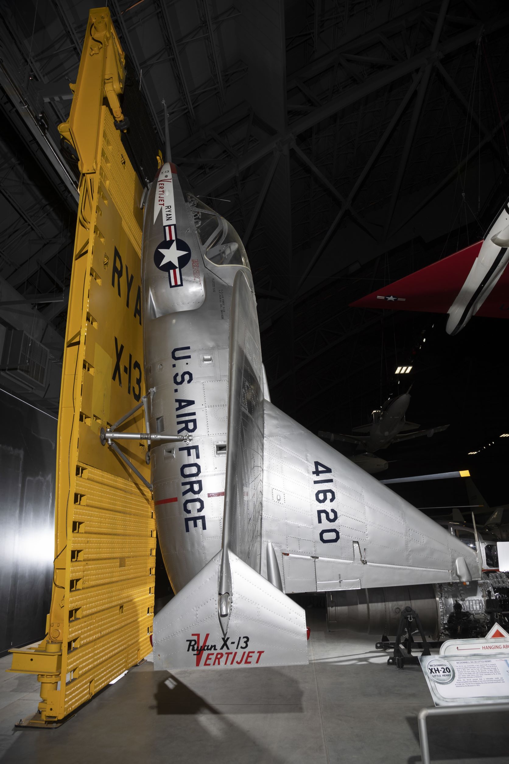 a side image of the Ryan x-13 vertijet