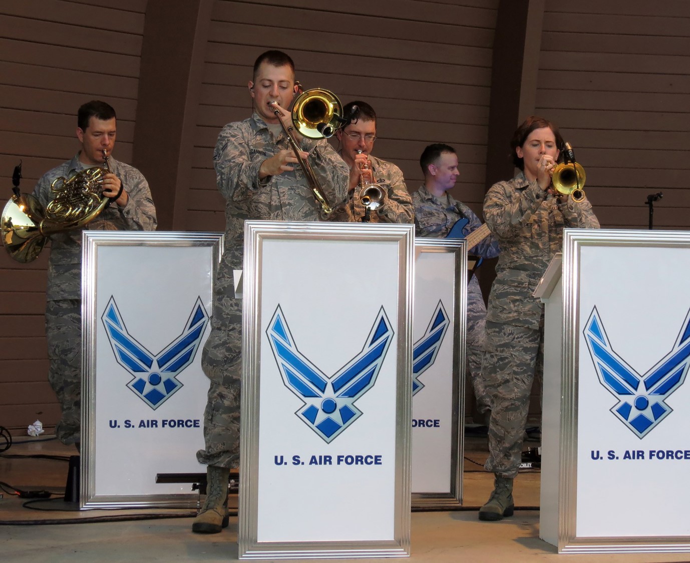 Picture of the Band of Flight performing a concert