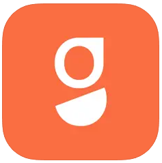 Goosechase app logo. Orange square with rounded corners and a graphic image intended to represent a good in white.
