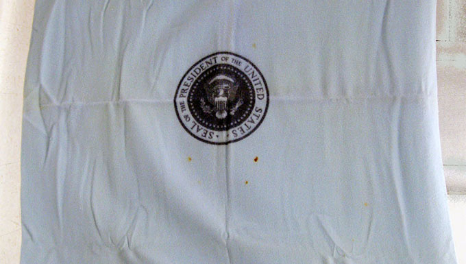 First Lady Jacqueline Kennedy's Air Force One Blanket
