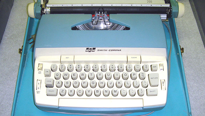 Air Force One Typewriter